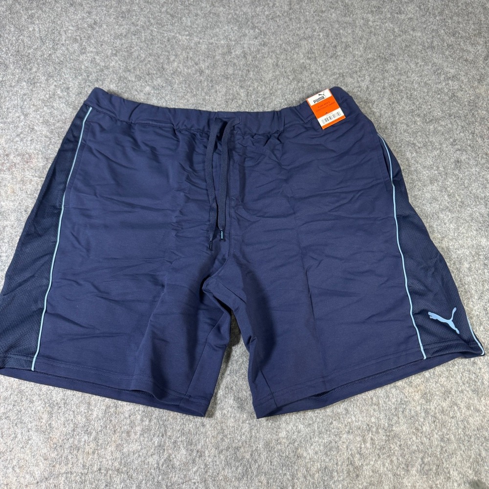 Puma Mens Stretchlite Athletic Shorts Navy Blue XXL 879940-98 New With Tags